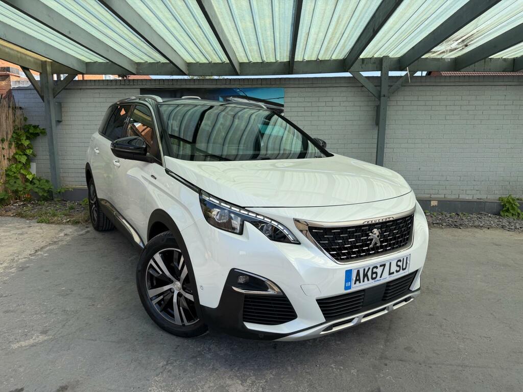 Peugeot 5008 Gt Line White #4