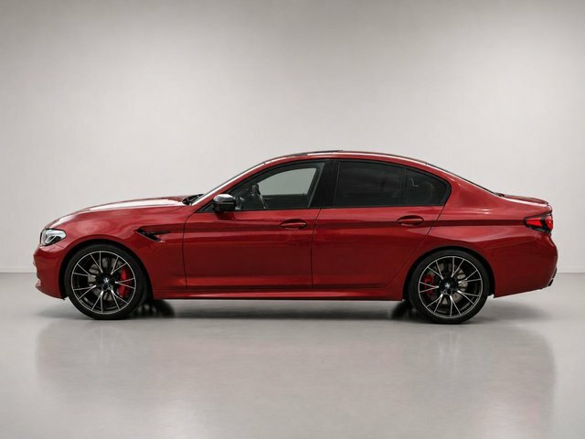 BMW M5 V8 Competition Saloon Red #4