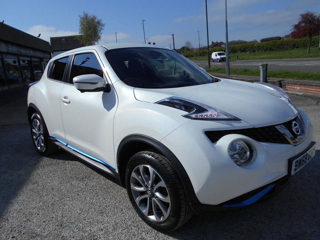 Nissan Juke Suv 1.6 Tekna 7702 Miles 201968 White #2