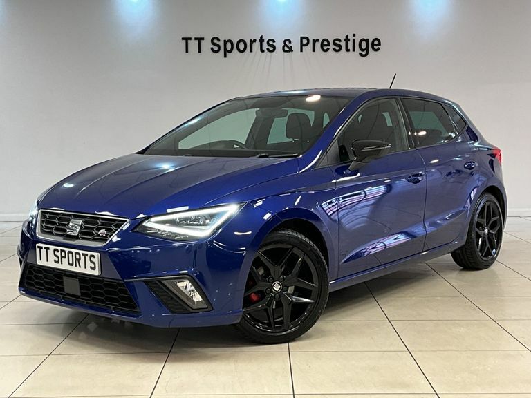 Seat Ibiza 1.0 Tsi 95 Fr Ez 5Dr, 17 Alloys, Sat Nav, Priva Blue