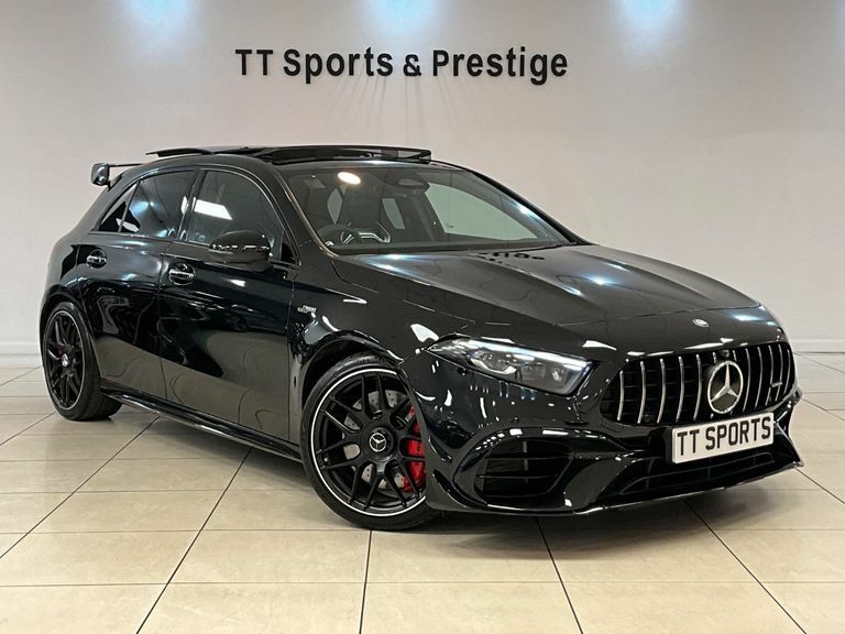 Mercedes-Benz A Class A45 Amg S 4Matic Plus 19 Gloss Black A Black #3