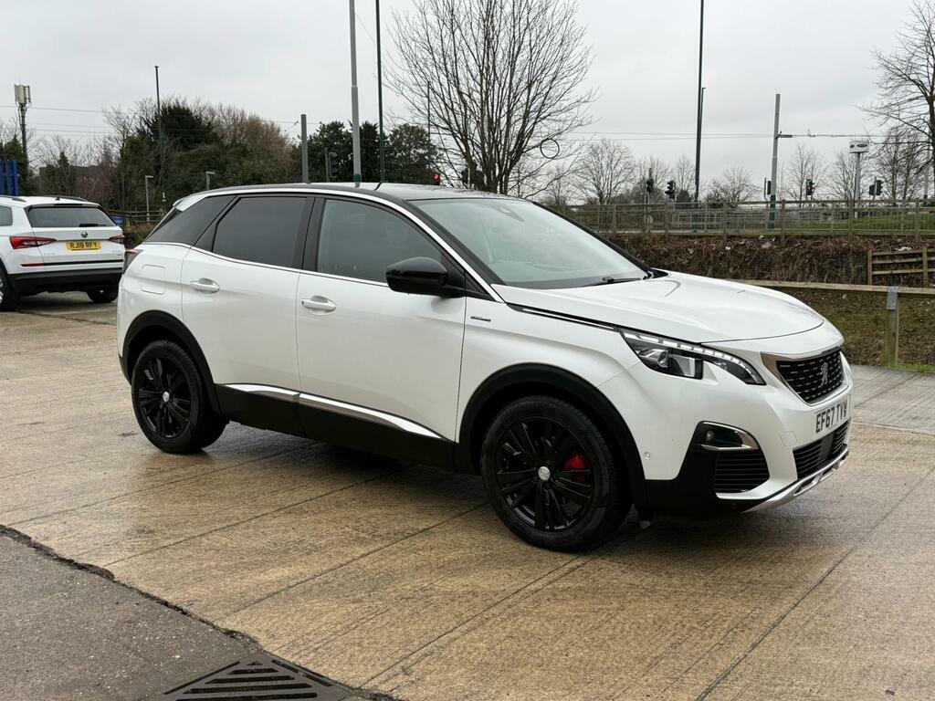 Peugeot 3008 1.6 Bluehdi Gt Line Eat Euro 6 S S White #6