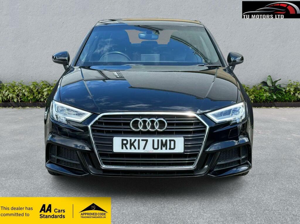 Audi A3 1.6 Tdi S Line Sportback Euro 6 Ss Black #2