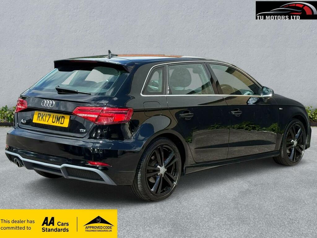 Audi A3 1.6 Tdi S Line Sportback Euro 6 Ss Black #6