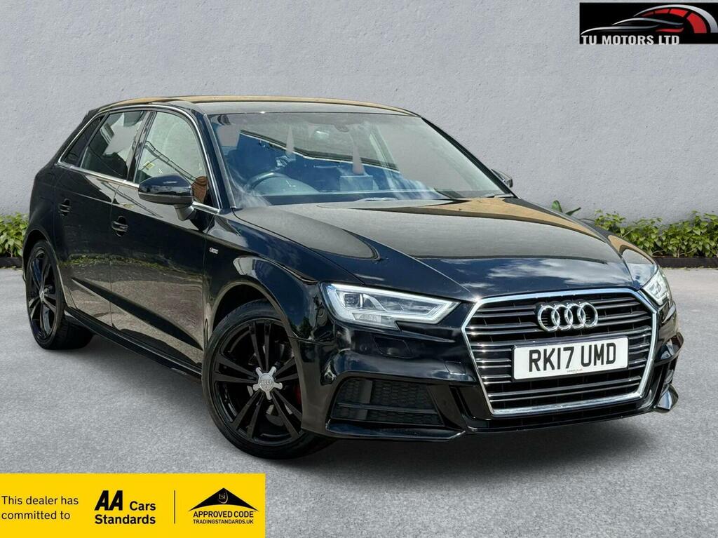 Audi A3 1.6 Tdi S Line Sportback Euro 6 Ss Black