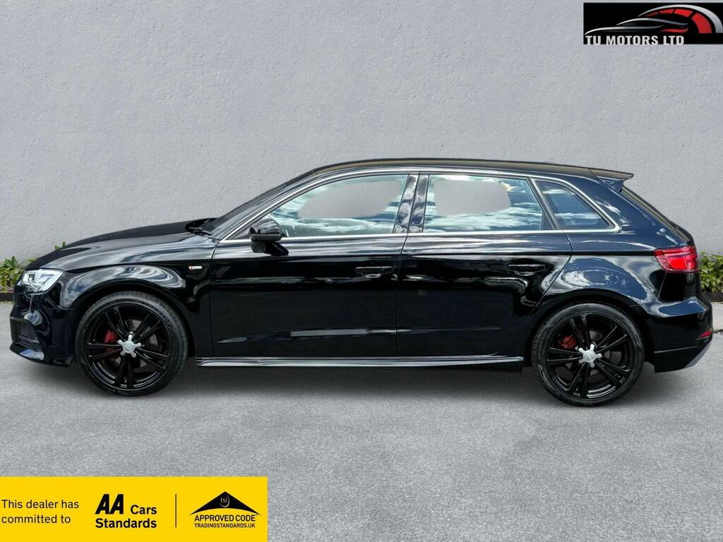 Audi A3 1.6 Tdi S Line Sportback Euro 6 Ss Black #5
