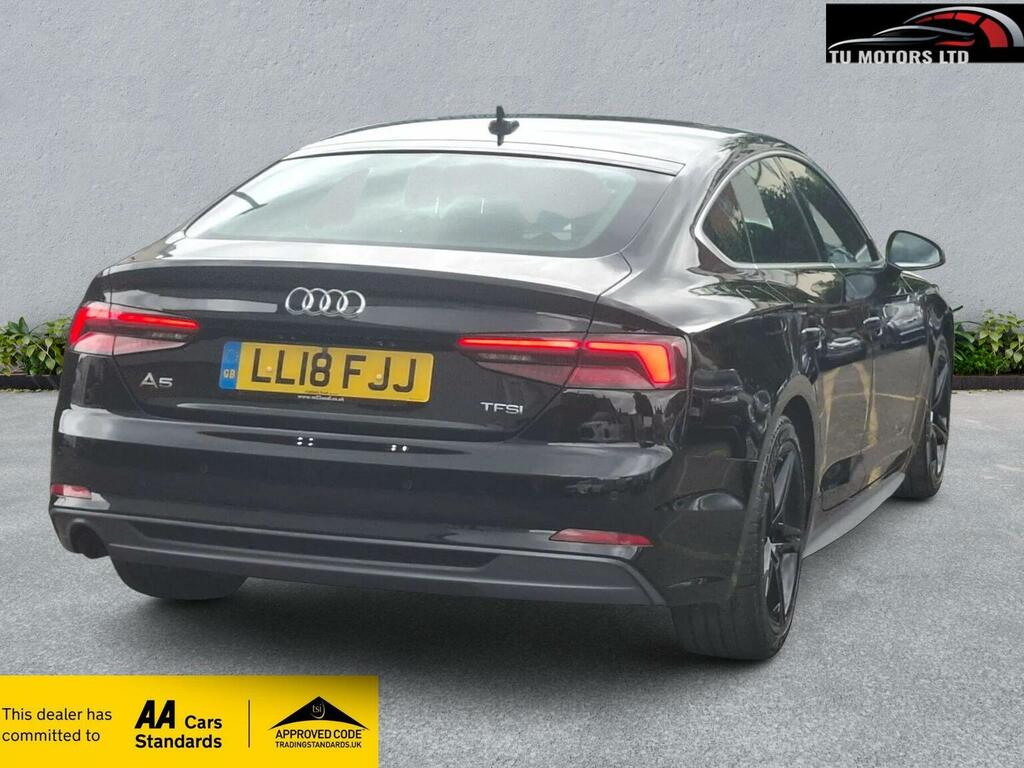 Audi A5 Hatchback 1.4 Tfsi S Line Sportback S Tronic Euro LL18FJJ Black #6