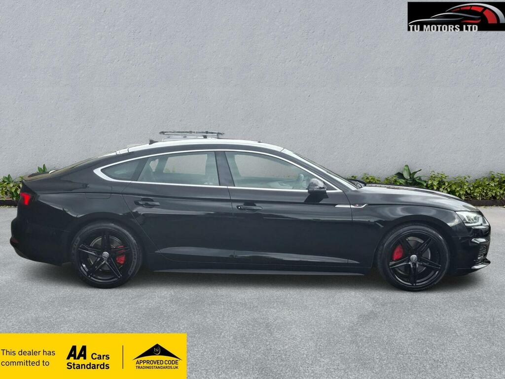 Audi A5 Hatchback 1.4 Tfsi S Line Sportback S Tronic Euro LL18FJJ Black #4