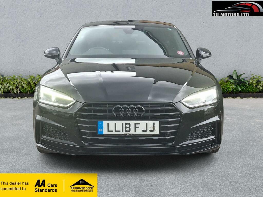 Audi A5 Hatchback 1.4 Tfsi S Line Sportback S Tronic Euro LL18FJJ Black #2