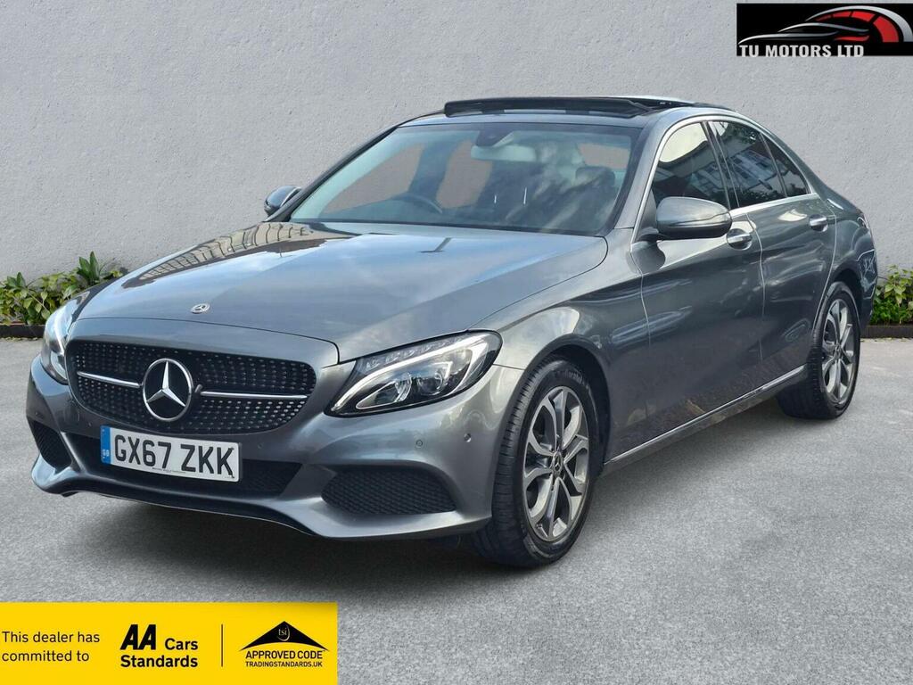 Mercedes-Benz C Class Saloon 2.1 C220d Sport Premium G-tronic Euro 6 GX67ZKK Grey #4
