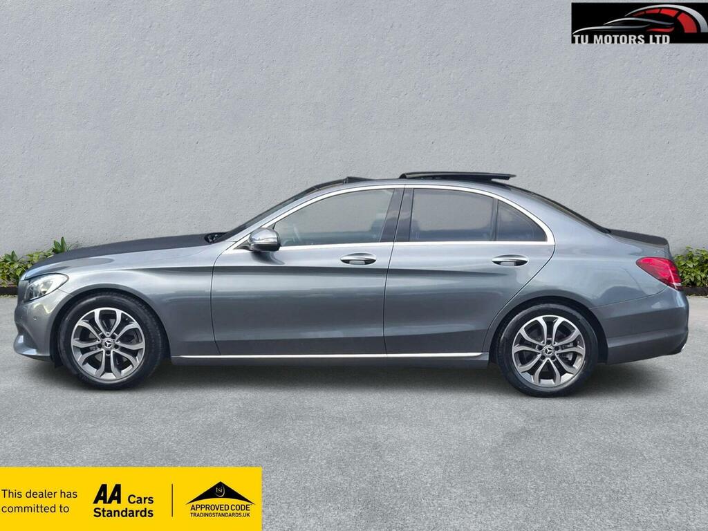 Mercedes-Benz C Class Saloon 2.1 C220d Sport Premium G-tronic Euro 6 GX67ZKK Grey #6