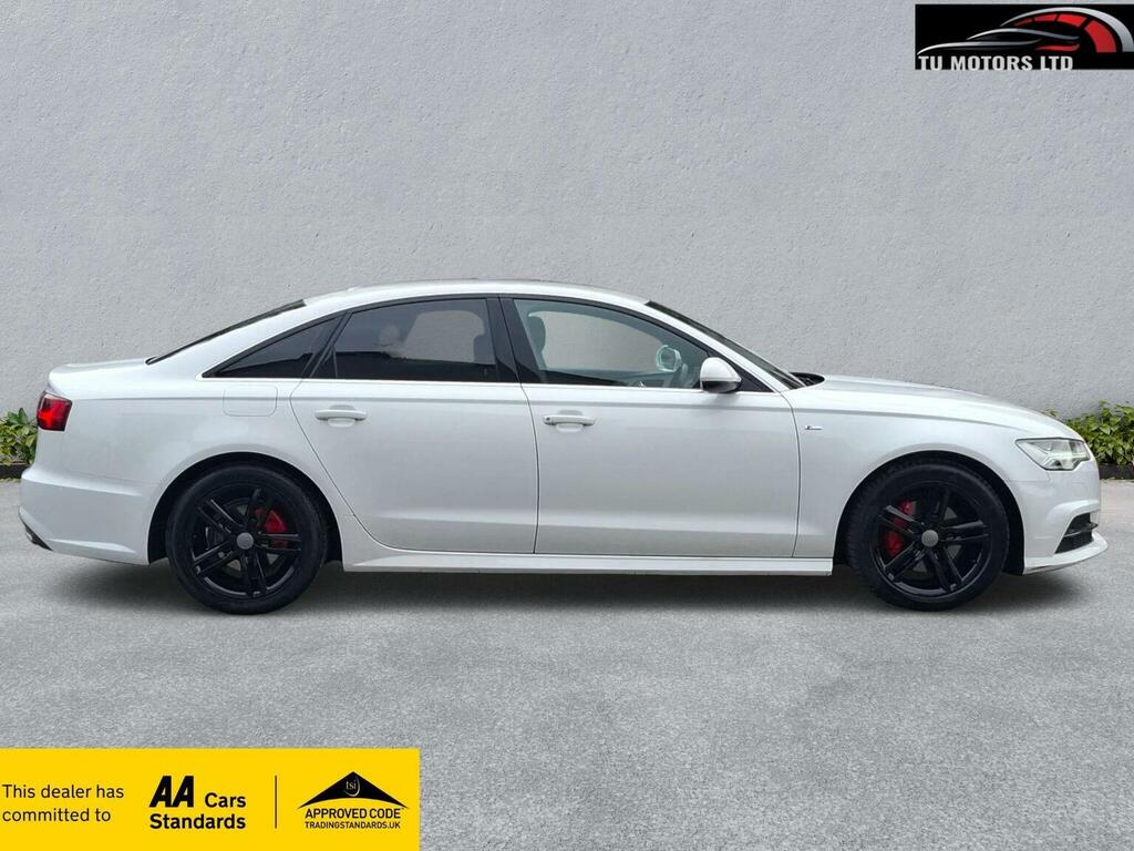 Audi A6 Saloon 1.8 Tfsi S Line S Tronic Euro 6 Ss White #5