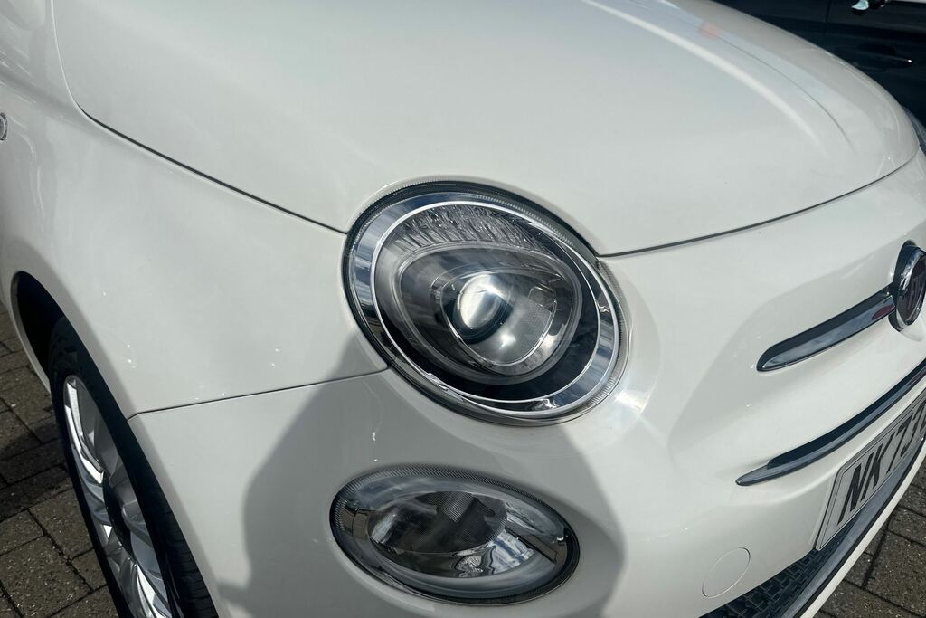 Fiat 500 Hatchback White #22