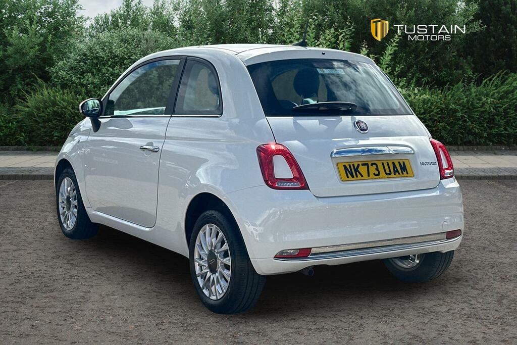 Fiat 500 Hatchback White #4