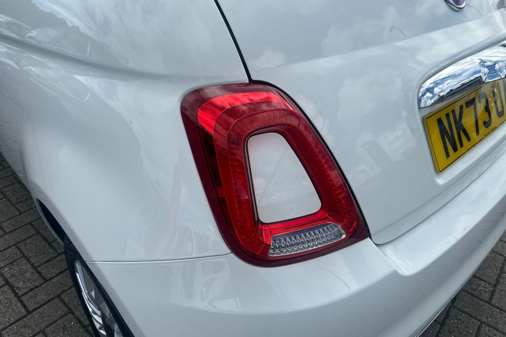 Fiat 500 Hatchback White #27