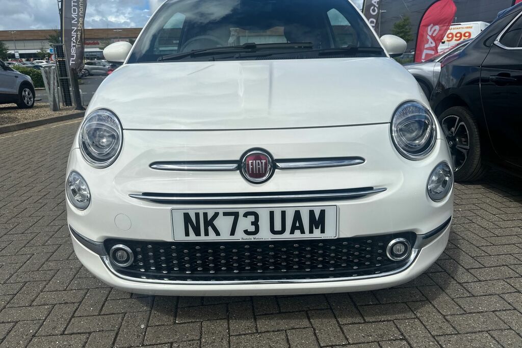 Fiat 500 Hatchback White #23