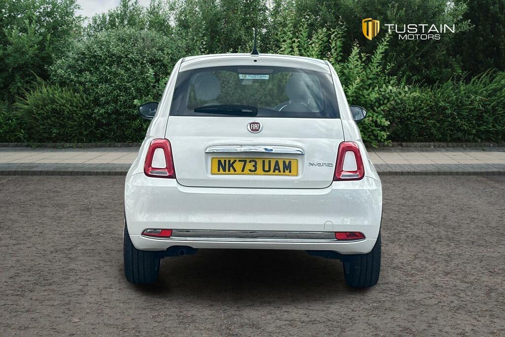 Fiat 500 Hatchback White #3