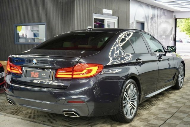 BMW 5 Series 2.0 520D M Sport Saloon Xdrive Eur SK67XMG Grey #6