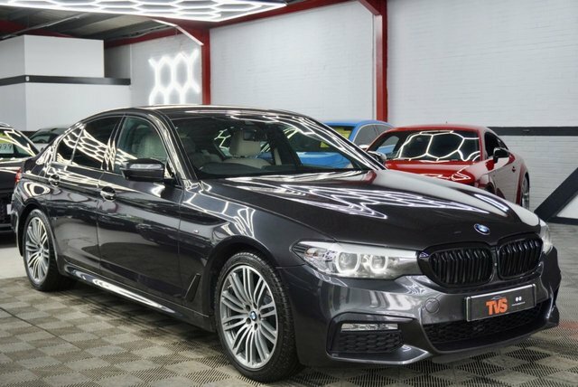 BMW 5 Series 2.0 520D M Sport Saloon Xdrive Eur SK67XMG Grey #5
