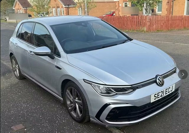 Volkswagen Golf 2.0 Tdi R-line Hatchback Dsg Euro 6 S Silver