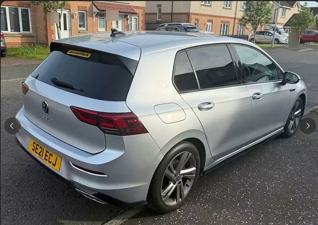 Volkswagen Golf 2.0 Tdi R-line Hatchback Dsg Euro 6 S SE21ECJ Silver #2