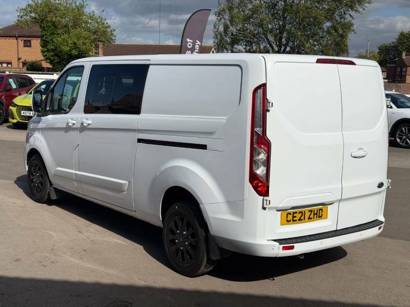 Ford Transit Custom 2.0 Ecoblue 130Ps Low Roof Dcab Limited Van - 202 CE21ZHD White #2