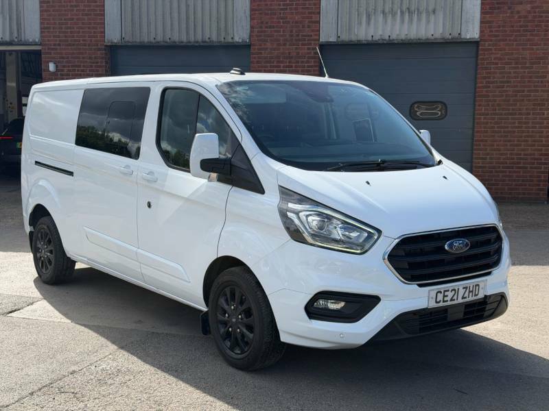 Ford Transit Custom 2.0 Ecoblue 130Ps Low Roof Dcab Limited Van White