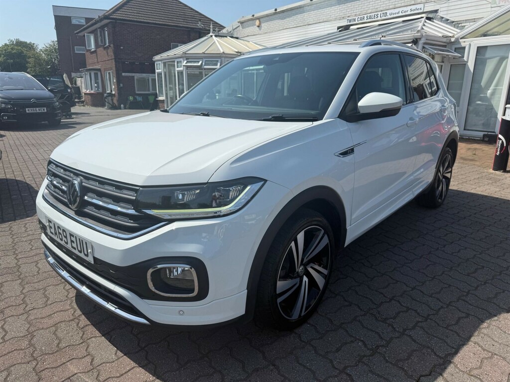 Volkswagen T-Cross 1.6 Tdi R-line Dsg Euro 6 Ss White #4