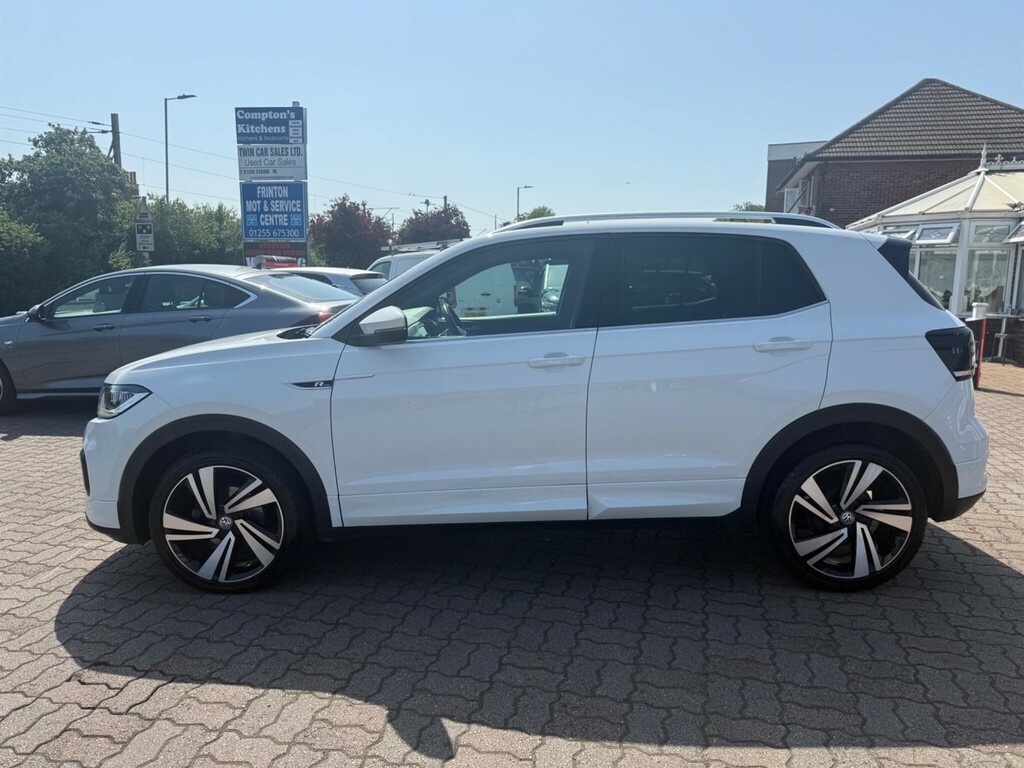 Volkswagen T-Cross 1.6 Tdi R-line Dsg Euro 6 Ss White #5