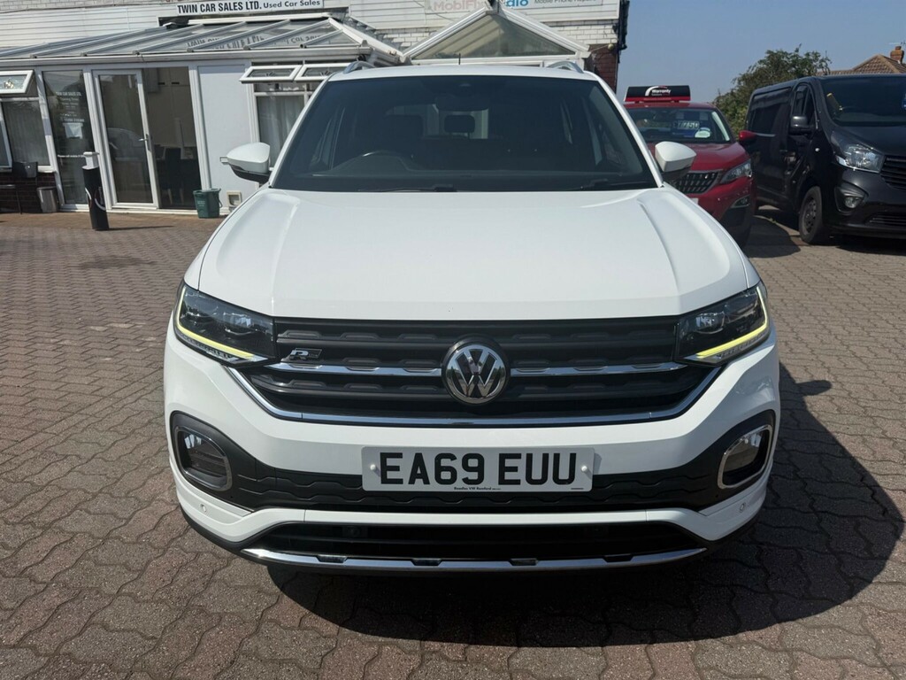 Volkswagen T-Cross 1.6 Tdi R-line Dsg Euro 6 Ss White #2