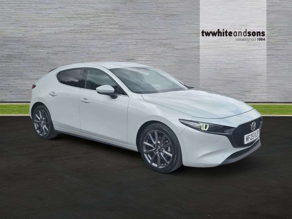 Mazda 3 Exclusive-line Mhev White #3