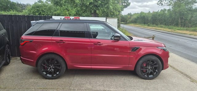 Land Rover Range Rover Sport 2.0 P400e 13.1Kwh Gpf Dynamic Suv KV68VLW Red #4