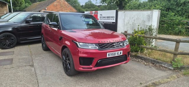 Land Rover Range Rover Sport 2.0 P400e 13.1Kwh Gpf Dynamic Suv KV68VLW Red #2