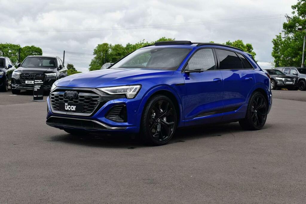 Audi Q8 e tron Suv 55 Black Edition Quattro 114Kwh 11Kw Blue #3