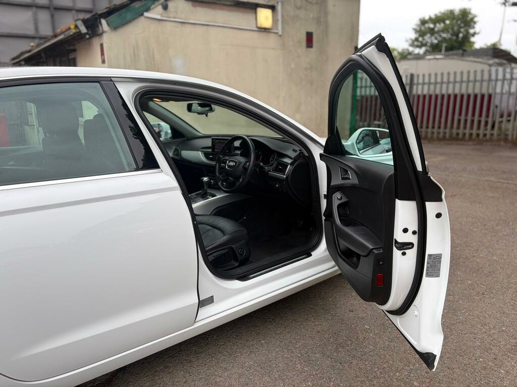 Audi A6 Saloon Black Edition White #24