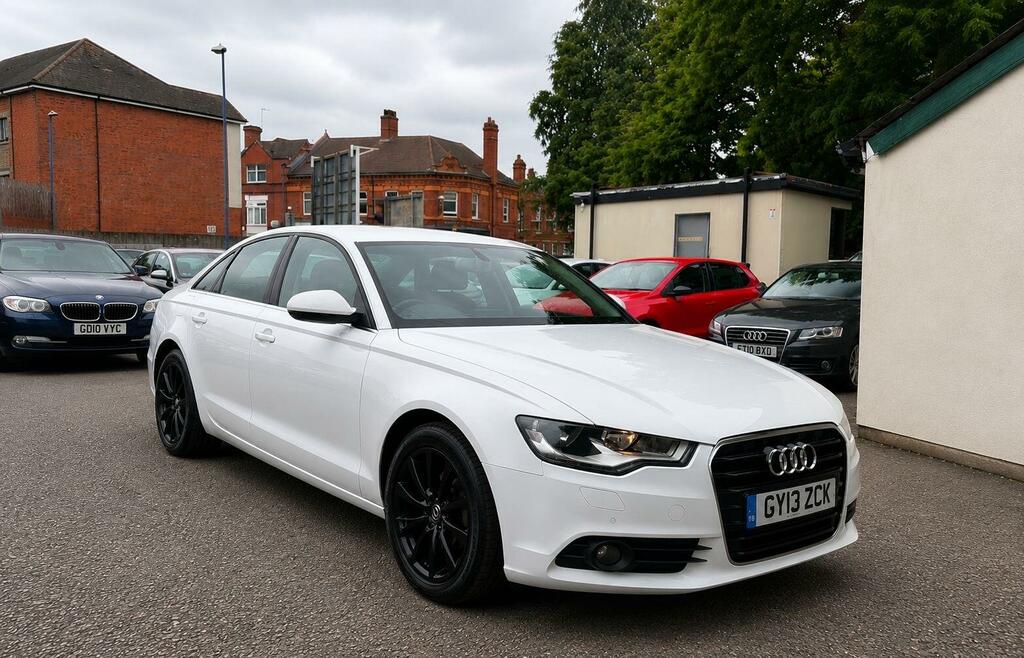 Audi A6 Saloon Se White #4