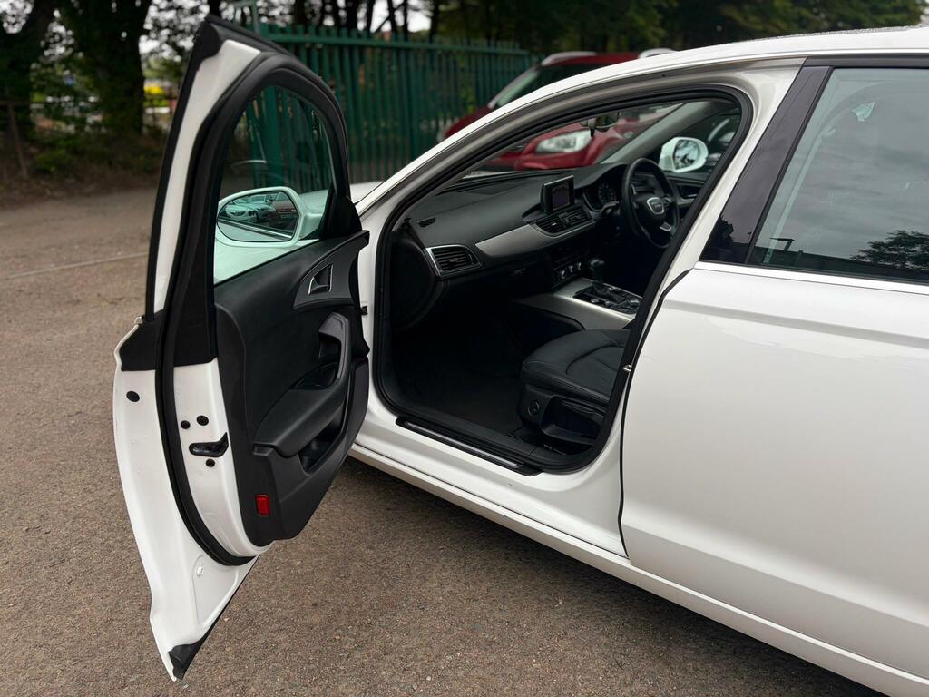 Audi A6 Saloon Black Edition White #25
