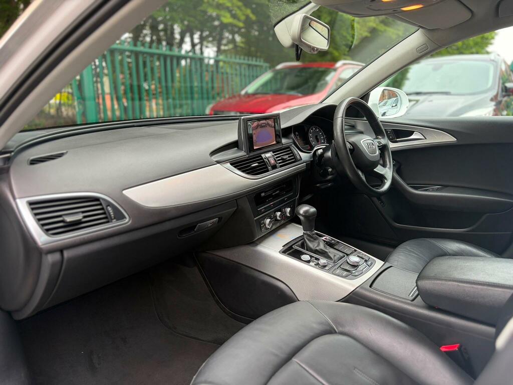 Audi A6 Saloon Black Edition White #23