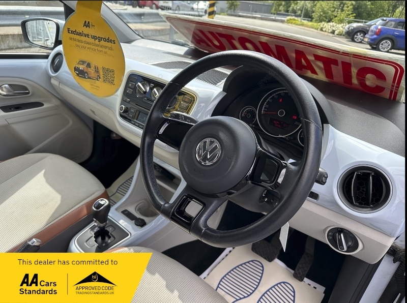 Volkswagen Up Auto 1.0 Petrol Automatic White #3
