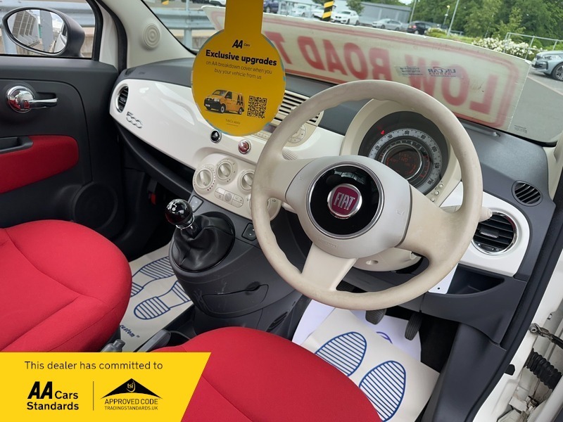 Fiat 500 35 Tax Pop 1.2 White #3