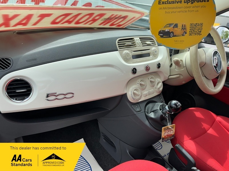 Fiat 500 35 Tax Pop 1.2 White #6