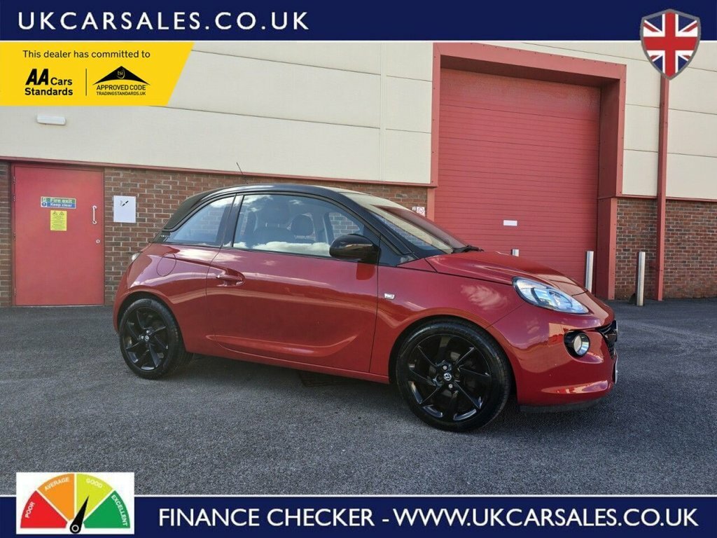 Vauxhall Adam 1.2L Energised YA19ODB Red