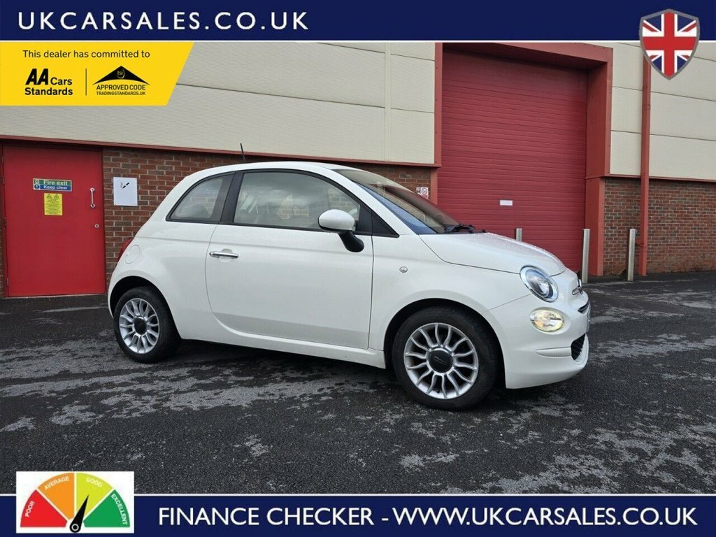Fiat 500 1.2L Pop Star White