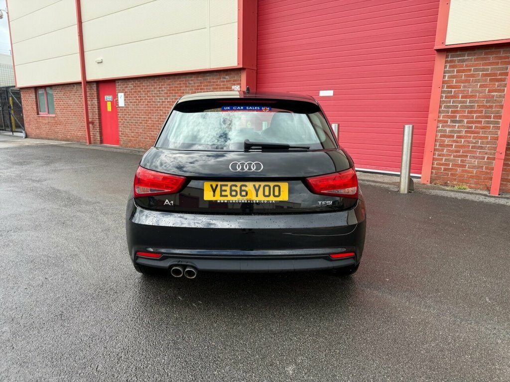 Audi A1 1.4L Sport YE66YOO Black #6