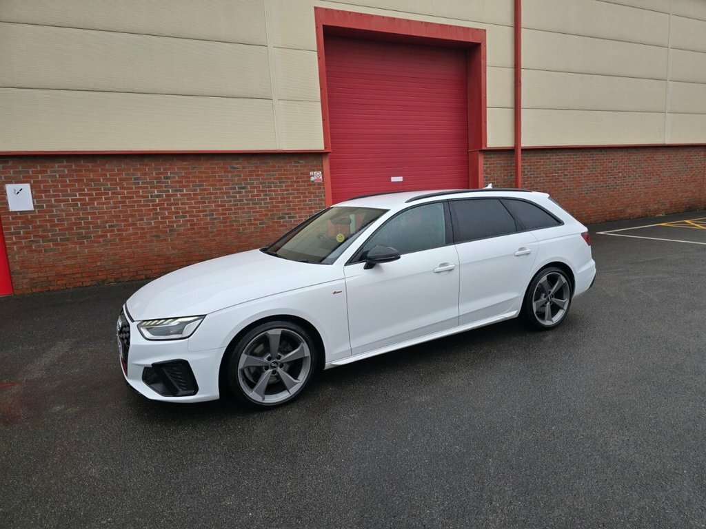 Audi A4 Avant 2L Black Edition CE70DYF White #2