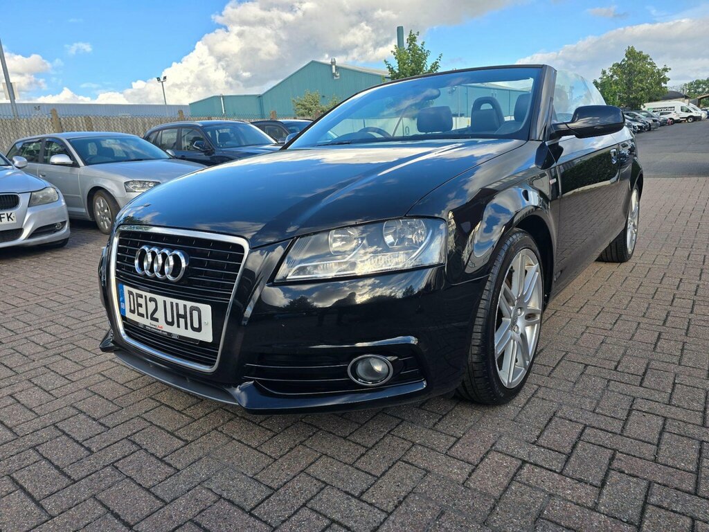 Audi A3 Cabriolet 2.0 Tdi S Line Euro 5 Ss Black #3