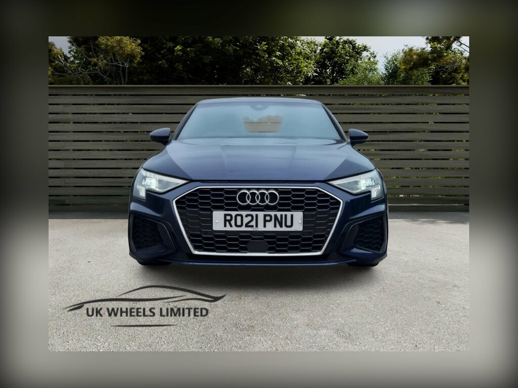 Audi A3 1.0 Tfsi 30 S Line Sportback S Tronic Euro 6 Ss RO21PNU Blue #2