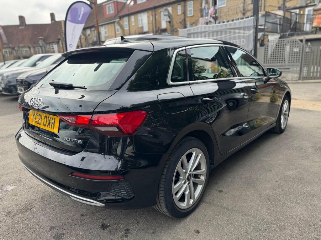 Audi A3 1.0 Tfsi 30 Sport Sportback S Tronic Euro 6 Ss YC21OXH Black #4