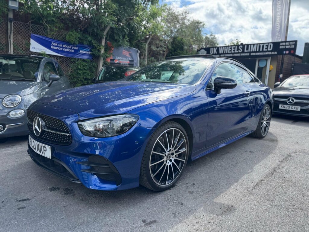 Mercedes-Benz E Class 2.0 E300h Mhev Amg Line Night Edition Premium Plu Blue #4