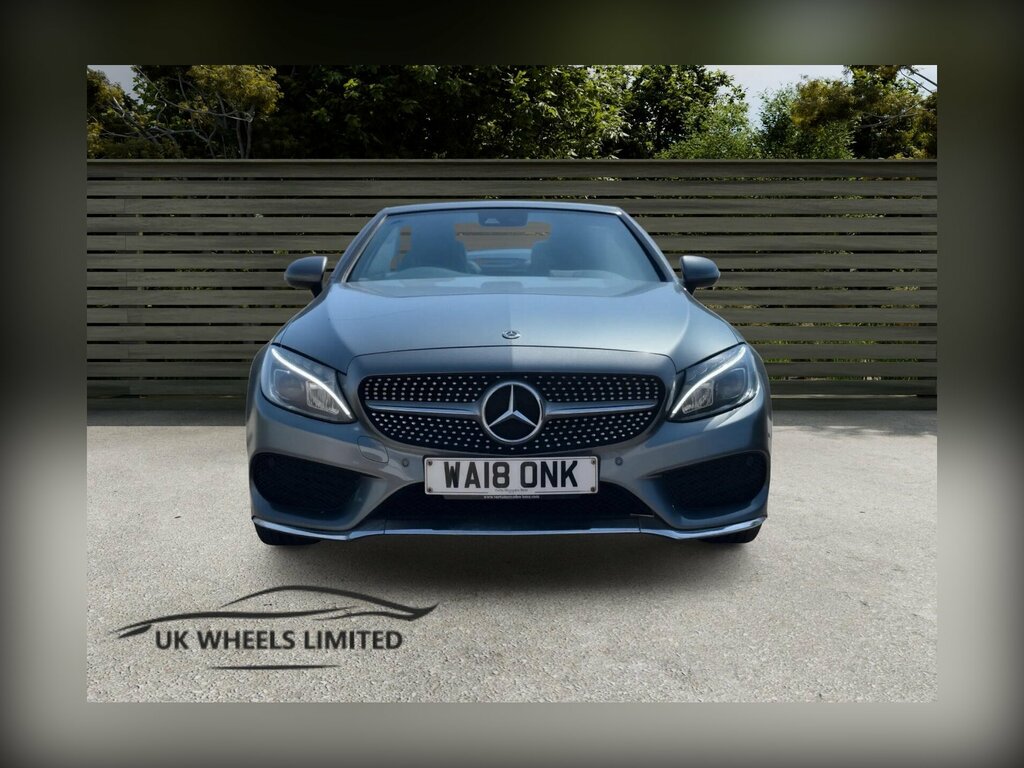 Mercedes-Benz C Class 2.0 C200 Amg Line Cabriolet G-tronic Euro 6 Ss WA18ONK Grey #2